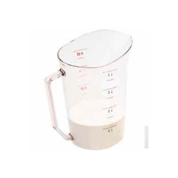 Cambro Cambro 400MCCW135 - Camwear Measuring Cup, 4 Quarts, Clear, Polycarbonate, NSF 400MCCW135